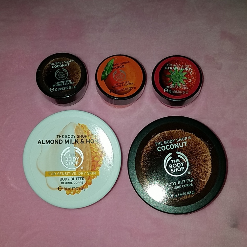 The Body Shop Lip & Body Butter Lot